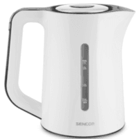 Open Box – SENCOR SWK1791WH Electric Kettle with Display & Power Cord Base – White