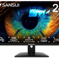 SANSUI ES-24X5A Monitor 24 inch IPS FHD 1080P 75HZ HDR10 Computer Monitor