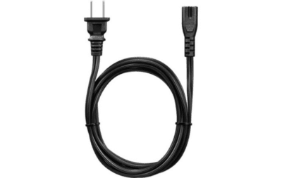 2-prong ac power cord cable plug for samsung, sony, tcl, and more