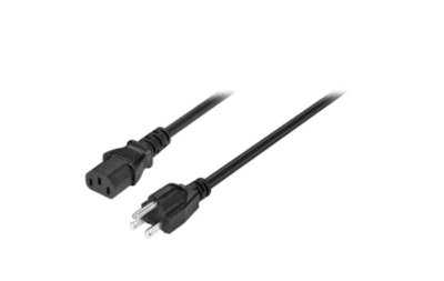 3-pin ac power cord cable for samsung and compatible with various brands and models