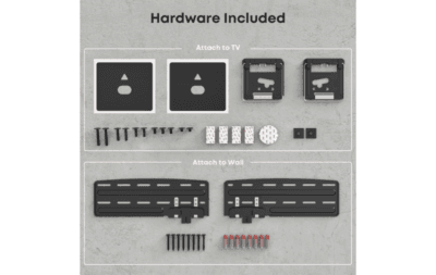 Open box - vivo micro-gap flat tv wall mount for 43-85 inch samsung neo qled tvs (2021-2023) - image 2