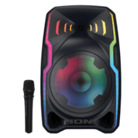 Open Box – ION Bluetooth Party Speaker with Wireless Microphone & Dynamic Lights