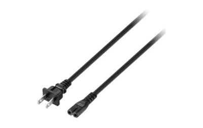 2-prong ac power cord cable plug for samsung, sony, tcl, and more - image 3