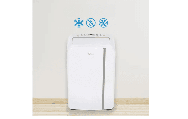 Midea 12,000 BTU ASHRAE (8,000 BTU SACC) Portable Air Conditioner with Wi-Fi - Image 4