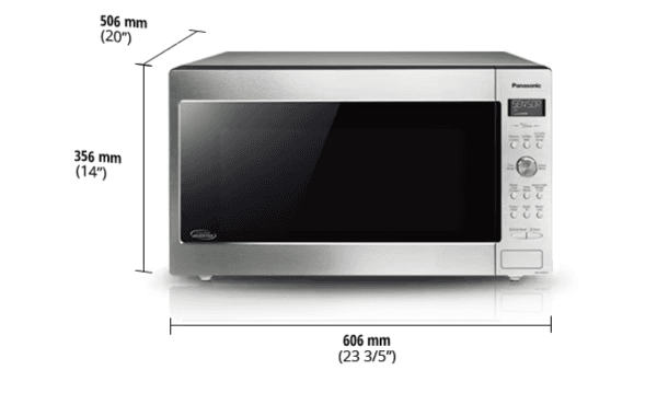 Open Box – Panasonic NN-SD965S 2.2 Cu. Ft. Genius Cyclonic Inverter Microwave Oven - Image 4