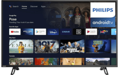 Philips 43pfl5766/f6 43 inches class 4k ultra hd (2160p) android smart led tv