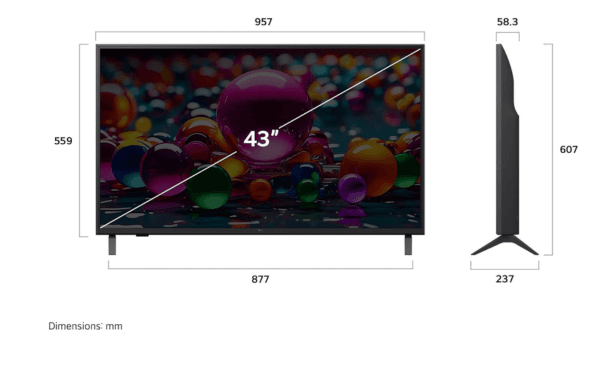 Open Box- Lg 43&Quot; Ua7000 4K Uhd Hdr Led Webos Smart Tv (43Ua7000Pub) 5 Open box- lg 43" ua7000 4k uhd hdr led webos smart tv (43ua7000pub) - image 5