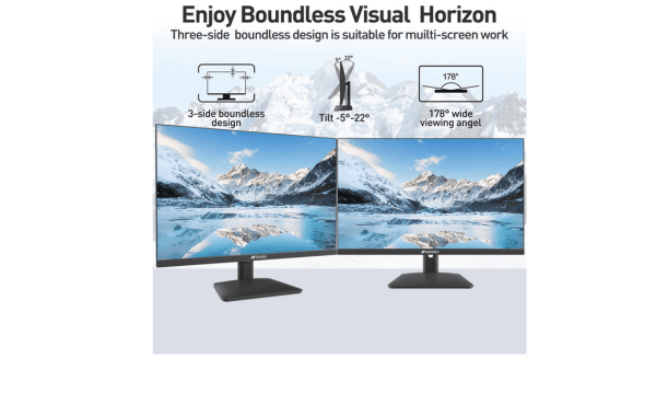 Sansui Es-24X5A Monitor 24 Inch Ips Fhd 1080P 75Hz Hdr10 Computer Monitor 5 Sansui es-24x5a monitor 24 inch ips fhd 1080p 75hz hdr10 computer monitor - image 5