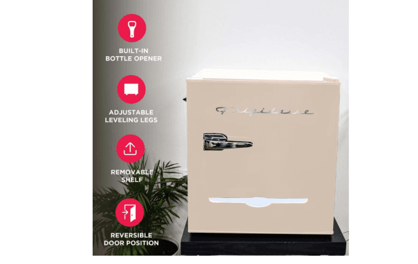 Open Box – Frigidaire Compact Refrigerator 1.6 Cu. Ft. Mini Fridge – (EFR176-CORAL) - Image 2