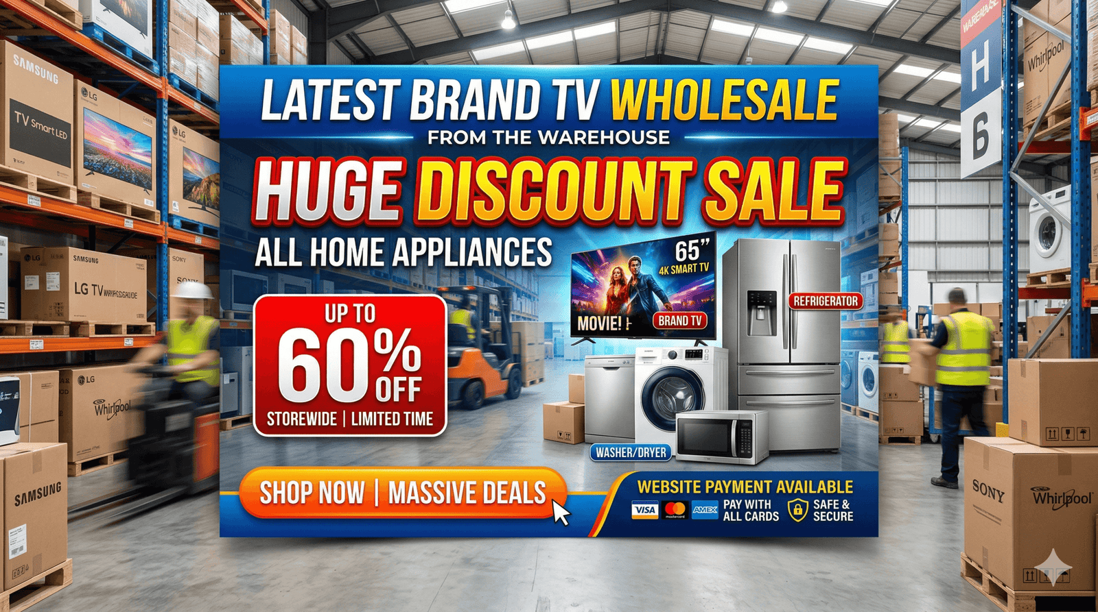 Tv sale and home appliance sale in toronto