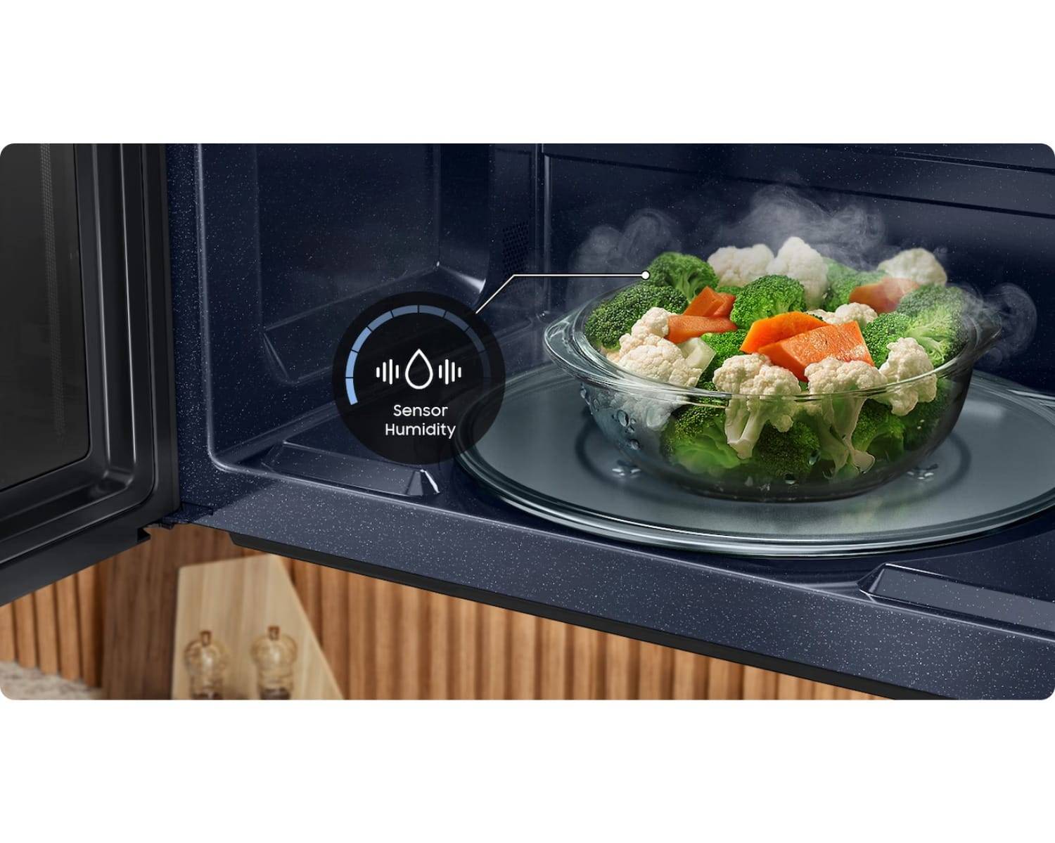 Open Box – Samsung ME21DG6300SRAC Over-The-Range Microwave – 2.1 Cu. Ft. - Image 2