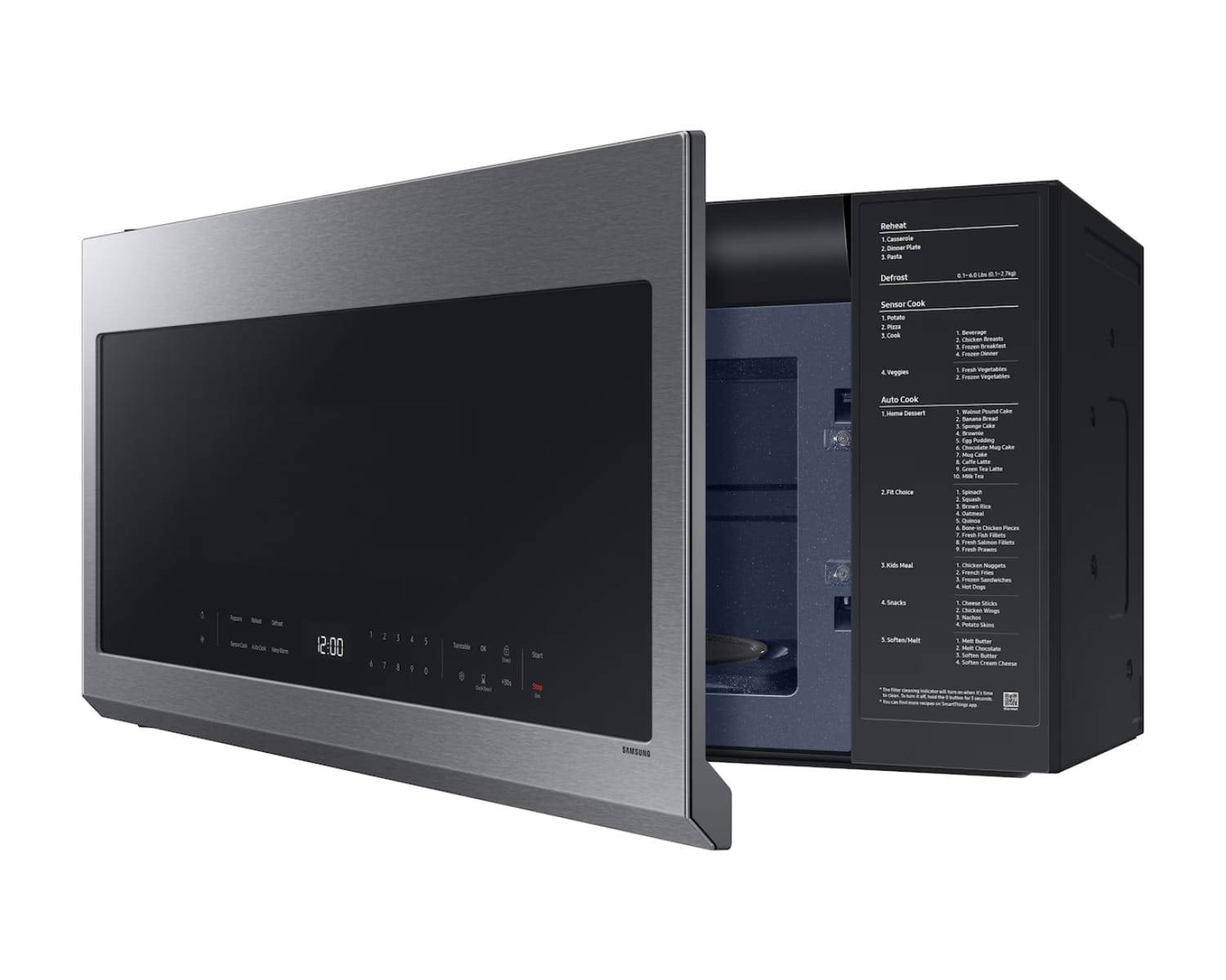 Open Box – Samsung ME21DG6300SRAC Over-The-Range Microwave – 2.1 Cu. Ft. - Image 7