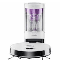 Open Box – EUREKA NER E10S Robot Vacuum with Bagless Self Emptying Station-WHITE